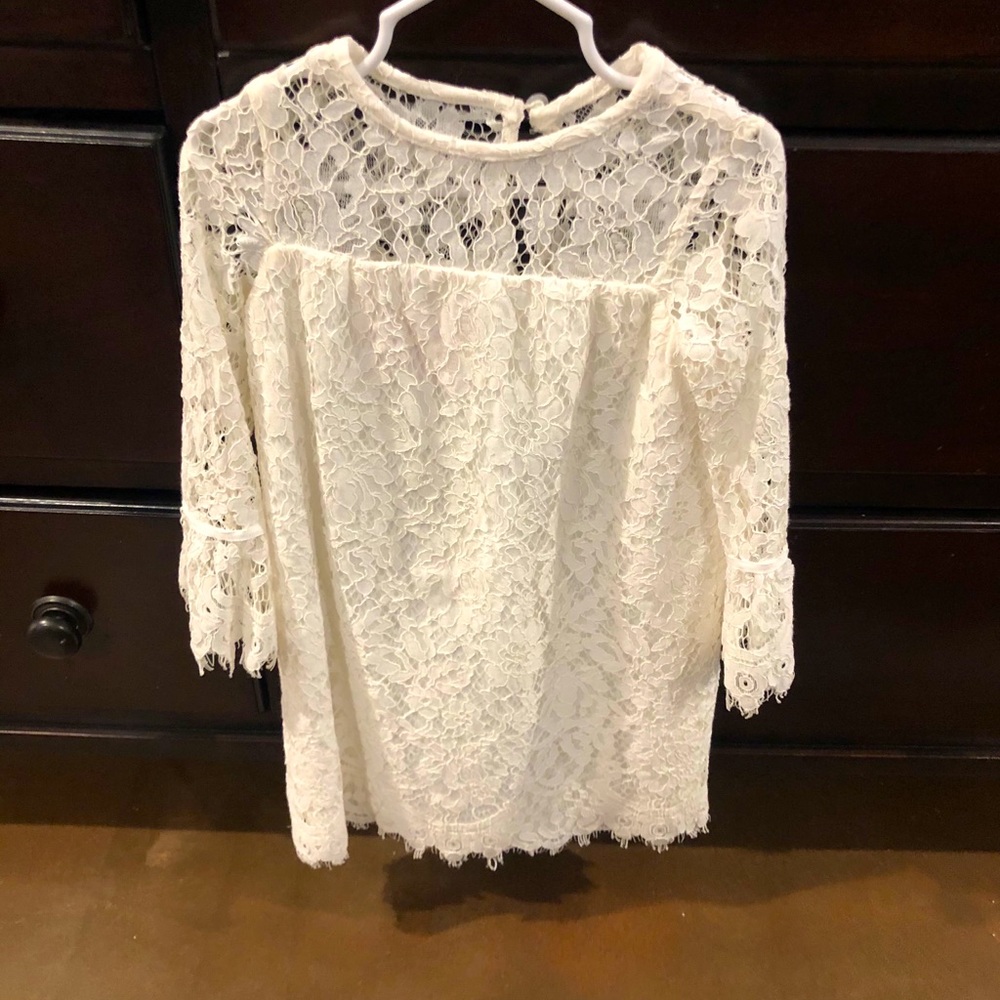 Ivory flower girl dress 🌸